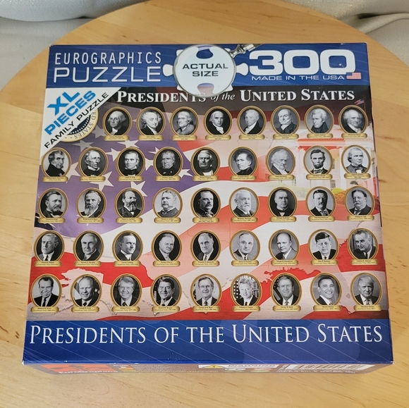 EuroGraphics US Presidents Jigsaw Puzzle (300-Piece) All Occasion Ages - Picture 1 of 8